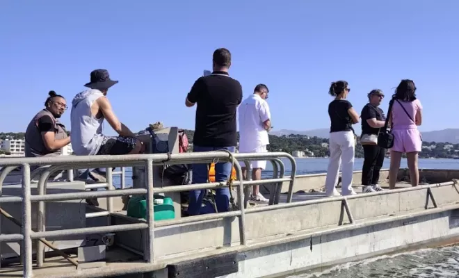 Atelier au milieu de la mer - Marseille, Philippe Coulot